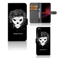 Telefoonhoesje met Naam Sony Xperia 1 III Skull Hair