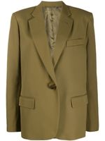 The Attico blazer droit classique - Vert