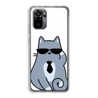 Cool cat: Xiaomi Redmi Note 10 Pro Transparant Hoesje