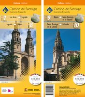 Wandelkaart 7-10 Camino Santiago de Compostella Los Arcos - Belorado | CNIG - Instituto Geográfico Nacional - thumbnail
