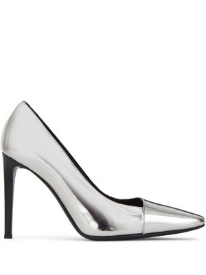 Giuseppe Zanotti escarpins Kurtney 105 mm à fini métallisé - Argent