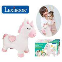 LEXIBOOK Eenhoorn opblaasbaar springknuffel