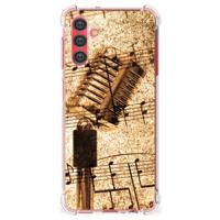 Samsung Galaxy A13 5G | A04s Anti-shock Hoesje met foto Bladmuziek