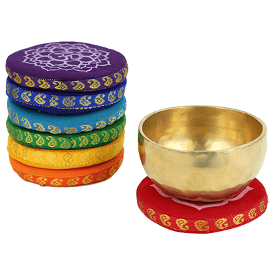 Klankschaalkussens 7 Chakra&apos;s (14,5 cm)