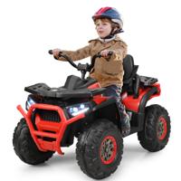 Elektrische Quad met 4 Wielen voor Kinderen Elektrisch Voertuig voor Kinderen met 12V Batterij Led-Verlichting 2 Snelheden