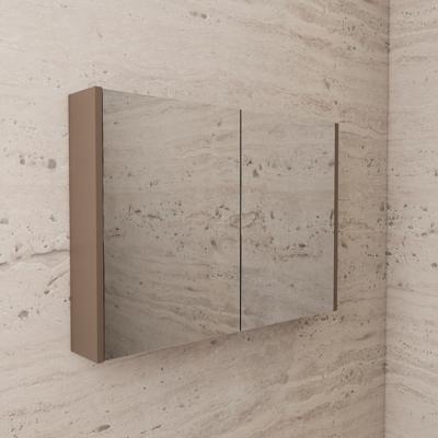 Spiegelkast BWS Riga 100 cm, 2 Deuren Latte