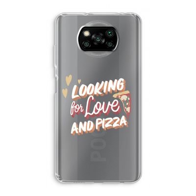 Pizza is the answer: Xiaomi Poco X3 Pro Transparant Hoesje