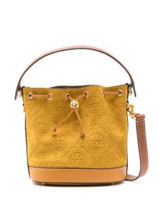 Tory Burch sac seau à motif monogrammé T - Jaune