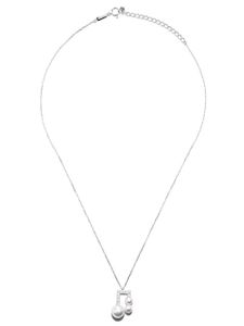 TASAKI collier en or blanc 18ct Balance Note Collection à ornements - Argent