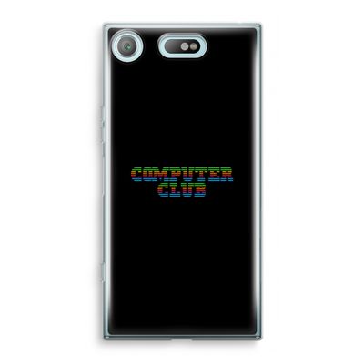Retro: Sony Xperia XZ1 Compact Transparant Hoesje