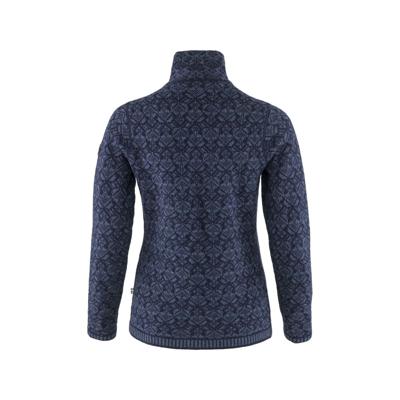 Fjallraven Snow Cardigan Fleece Dames Dark Navy L