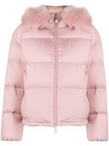 Moncler veste zippée Mino à capuche - Rose