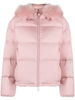 Moncler veste zippée Mino à capuche - Rose - thumbnail