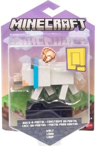 Minecraft 8cm Nether Portal Figure - Wolf