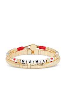 Roxanne Assoulin lot de bracelets Mama - Or