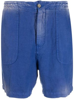 Altea short droit à taille élastiquée - Bleu