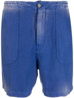 Altea short droit à taille élastiquée - Bleu