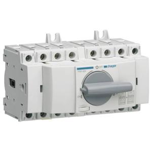 Hager HIM404 KVM-Umschalter Omschakelaar voor belasting 4-polig 40 A 415 V