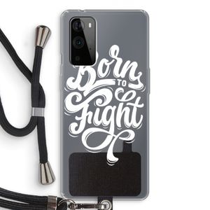 Born to Fight: OnePlus 9 Pro Transparant Hoesje met koord