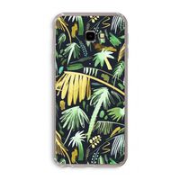 Tropical Palms Dark: Samsung Galaxy J4 Plus Transparant Hoesje