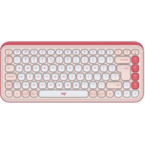 Logitech POP Icon Keys Pink Draadloos toetsenbord
