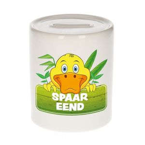 Vrolijke eenden spaarpotten 9 cm