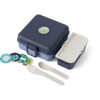 Kinderbrooddoos - MONBENTO - Inclusief bestek - BPA-vrij - Snacky Infinity Blue