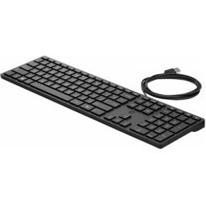 HP 320K toetsenbord USB AZERTY (Belgisch) Zwart