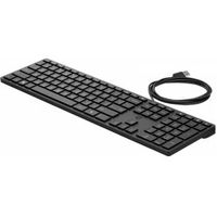 HP 320K toetsenbord USB AZERTY (Belgisch) Zwart - thumbnail