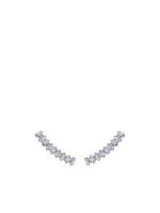 ALINKA bijoux d'oreilles Amalfi en or blanc 18ct ornées de diamants - Argent