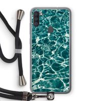 Weerkaatsing water: Samsung Galaxy A11 Transparant Hoesje met koord