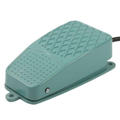 TFS-2 AC 250V 10A anti-slip metalen behuizing voetbediening pedaal schakelaar kabel lengte: 90cm