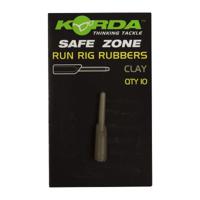 Korda Run Rig Rubber 10 stuks Clay