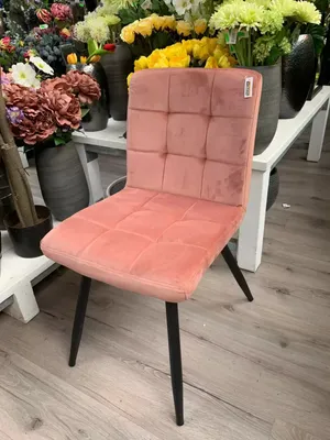 Eetkamerstoel Velvet - Zacht Roze