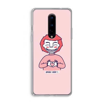 Hartje: OnePlus 8 Transparant Hoesje