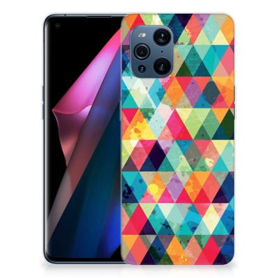 OPPO Find X3 | X3 Pro | TPU bumper | Geruit