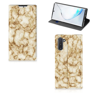 Samsung Galaxy Note 10 Standcase Marmer Goud