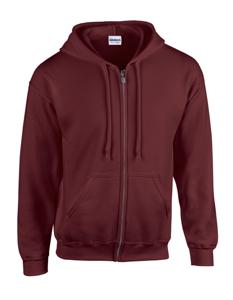 Gildan G18600 Heavy Blend™ Adult Full Zip Hooded Sweatshirt - Maroon - L