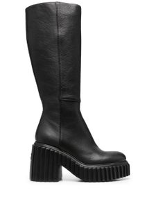 AGL bottines Tiggy 100 mm en cuir - Noir