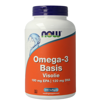 NOW Omega-3 basis 180 mg EPA 120 mg DHA 200 Softgels NOW Omega-3 basis 180 mg EPA 120 mg DHA 200 Softgels