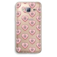 Chicks before dicks: Samsung Galaxy J3 (2016) Transparant Hoesje
