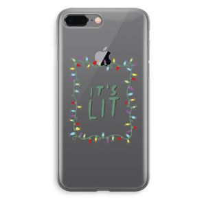 It's Lit: iPhone 8 Plus Transparant Hoesje