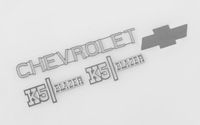 RC4WD Chevrolet Blazer Metal Emblem Set (Z-S1560) - thumbnail
