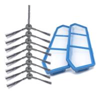 XI220 4 paar K614 side brushes + I205 Initial effect filter voor ILIFE A4/A4S/A6
