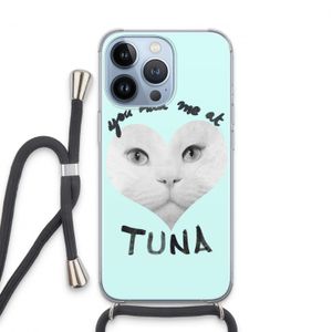 You had me at tuna: iPhone 13 Pro Transparant Hoesje met koord