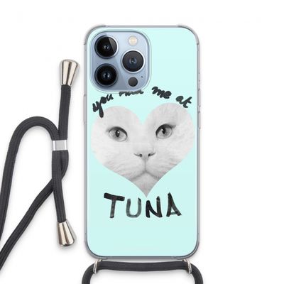You had me at tuna: iPhone 13 Pro Transparant Hoesje met koord