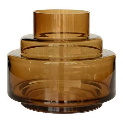Vase The World Chari Vaas Ø 23 cm - Cognac