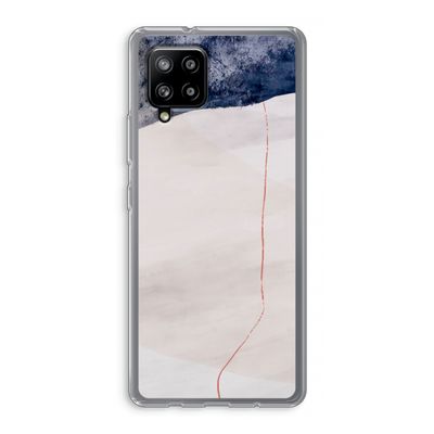 Stone White: Samsung Galaxy A42 5G Transparant Hoesje