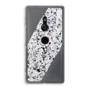 Gespikkelde marmer: Sony Xperia XZ2 Transparant Hoesje