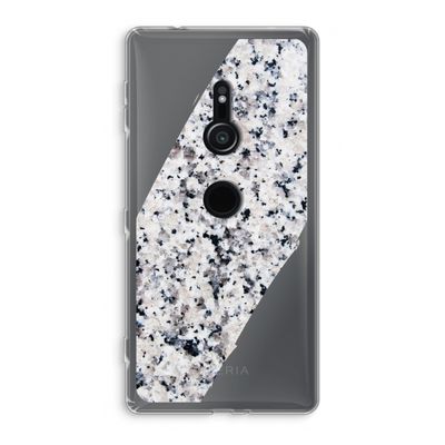 Gespikkelde marmer: Sony Xperia XZ2 Transparant Hoesje